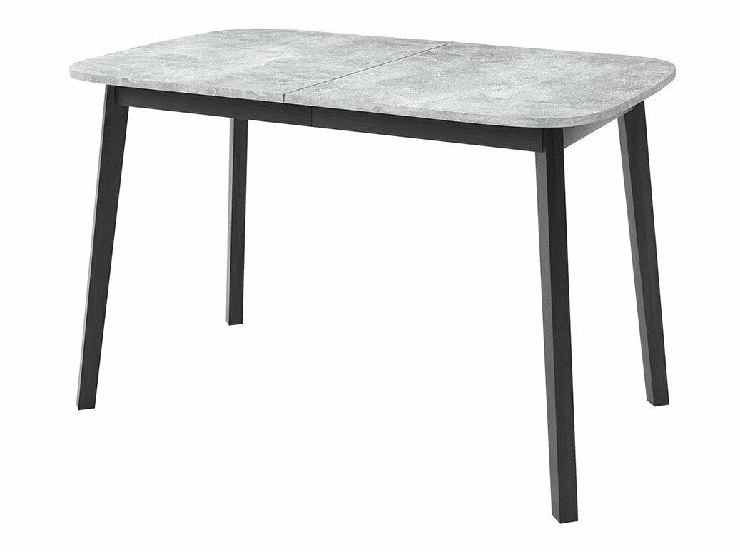 Étkezőgarnitúra Zestaw DEIMOS S + 6 x LUKE, Fa színe: Szürke márvány + Fekete, Kárpit: Amor Velvet 4322