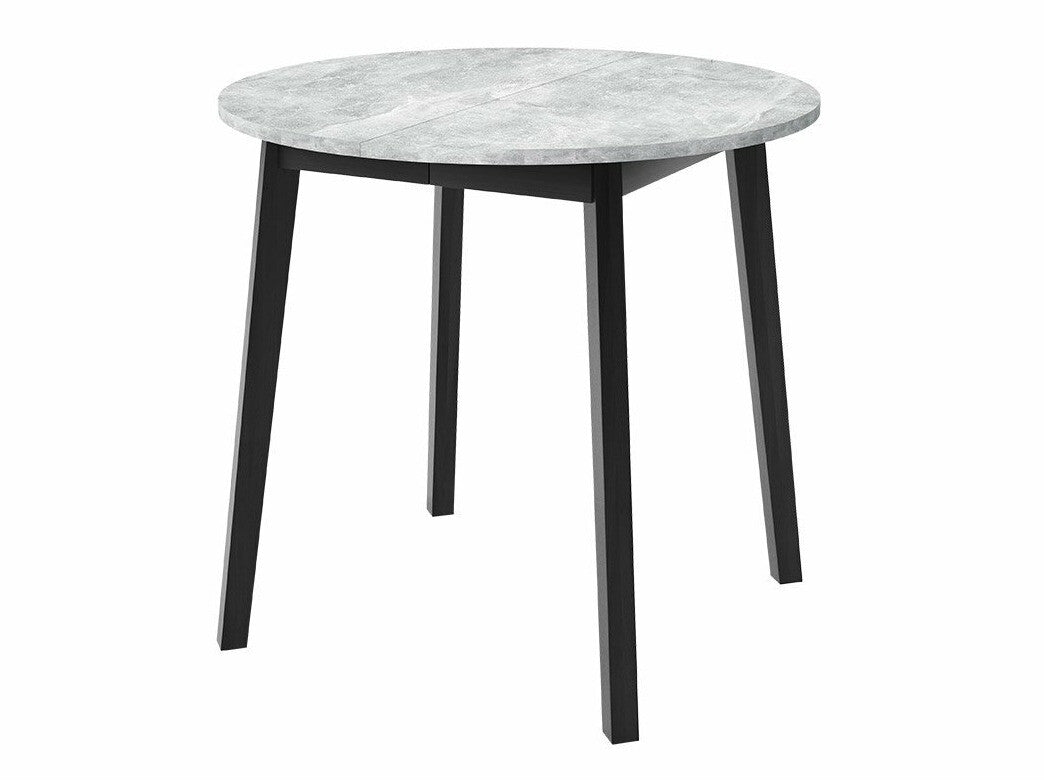 Étkezőgarnitúra Zestaw DIONE S + 4 x LUKE, Fa színe: Szürke márvány + Fekete, Kárpit: Amor Velvet 4302