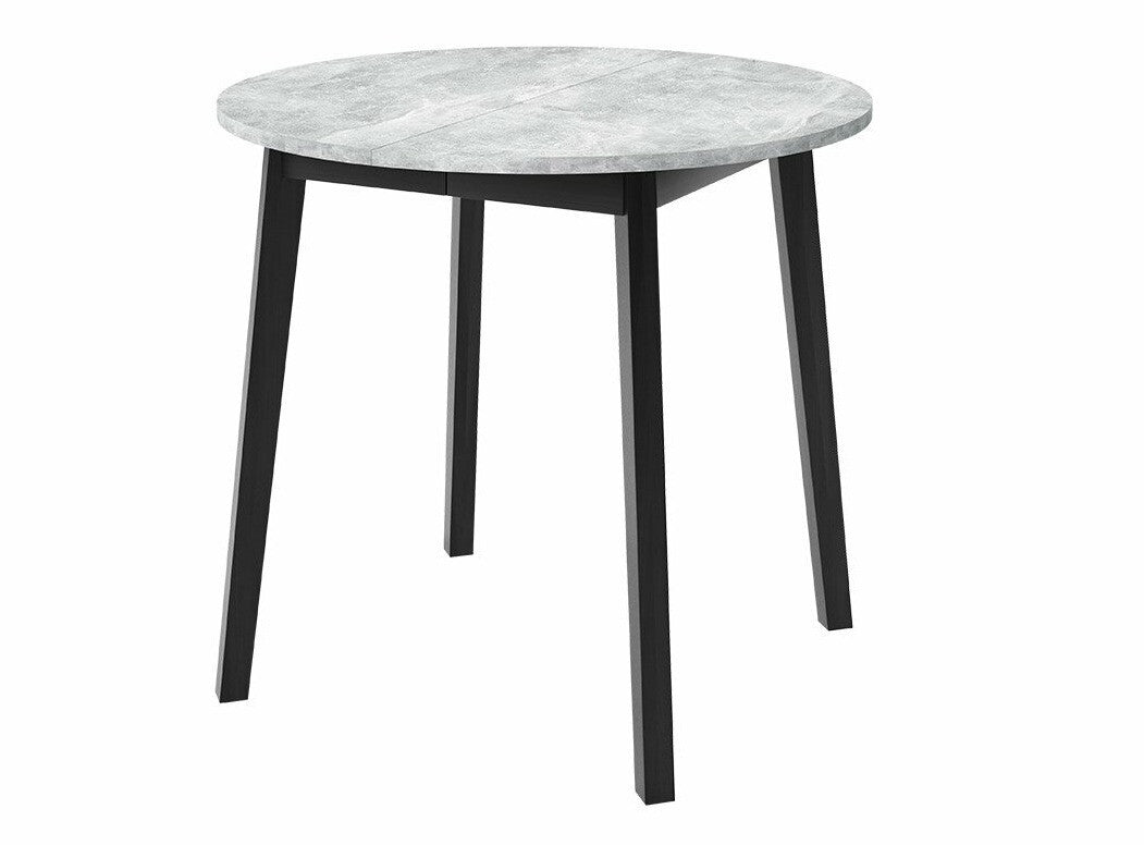 Étkezőgarnitúra Zestaw DIONE S + 4 x LUKE, Fa színe: Szürke márvány + Fekete, Kárpit: Amor Velvet 4322