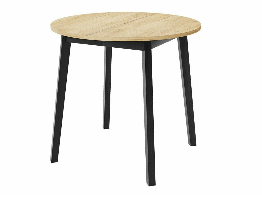 Étkezőgarnitúra Zestaw DIONE S + 4 x LUKE, Fa színe: Kézműves aranytölgy + Fekete, Kárpit: Amor Velvet 4311