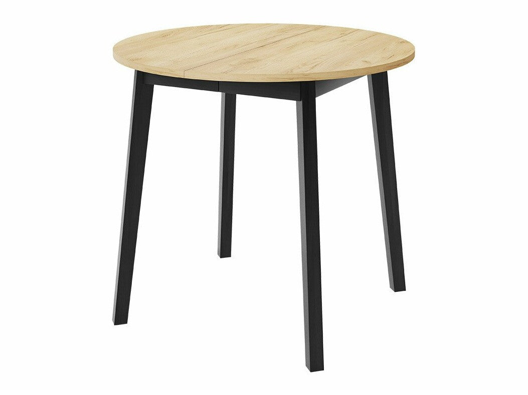 Étkezőgarnitúra Zestaw DIONE S + 4 x LUKE, Fa színe: Kézműves aranytölgy + Fekete, Kárpit: Amor Velvet 4321