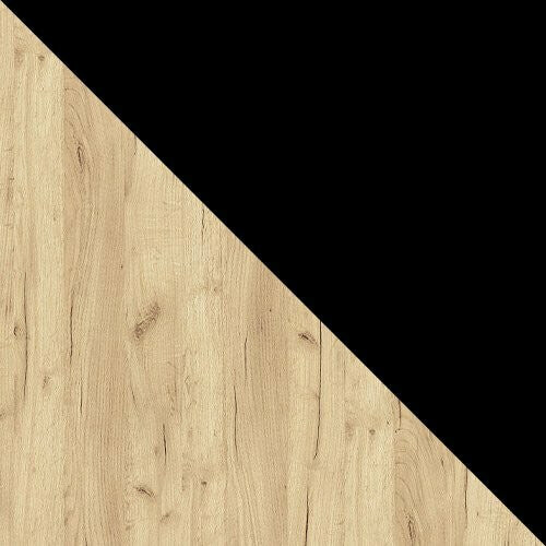 Étkezőgarnitúra Zestaw DIONE S + 4 x LUKE, Fa színe: Kézműves aranytölgy + Fekete, Kárpit: Amor Velvet 4322