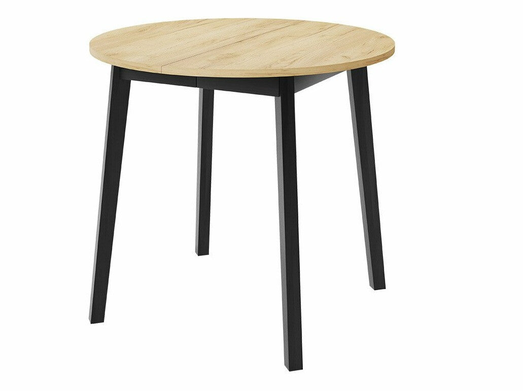 Étkezőgarnitúra Zestaw DIONE S + 4 x LUKE, Fa színe: Kézműves aranytölgy + Fekete, Kárpit: Amor Velvet 4322