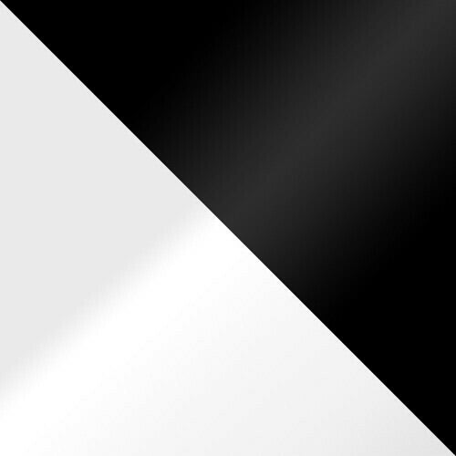 Étkezőgarnitúra Zestaw 05 4xS105 ORION FI, Asztal színe: Fényes fehér + Fényes fekete, Szék színe: Fekete + Magic Velvet 2219