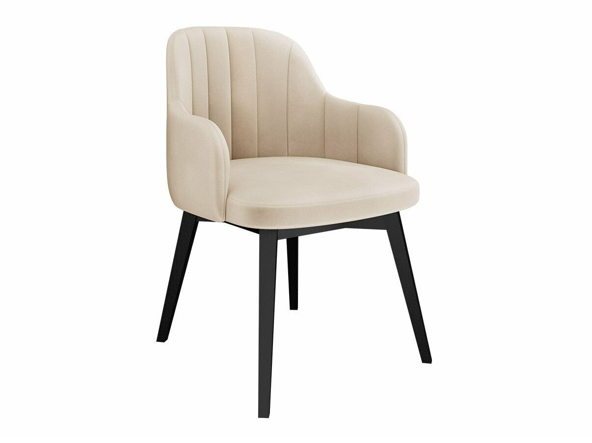 Étkezőgarnitúra Zestaw 05 4xS105 ORION FI 120, Asztal színe: Fekete, Szék színe: Fekete + Magic Velvet 2250