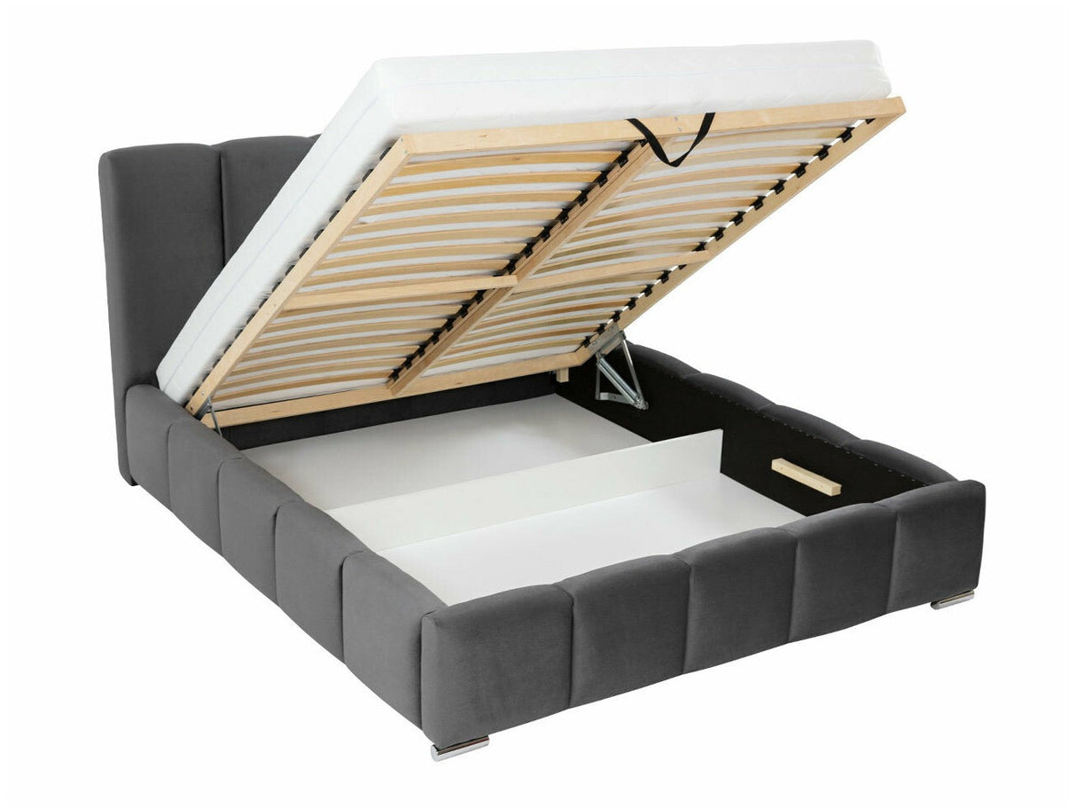 Ágy Łóżko tapicerowane WIZKO, Szín: Paros 05, Alvó felület mérete: 160 x 200 cm