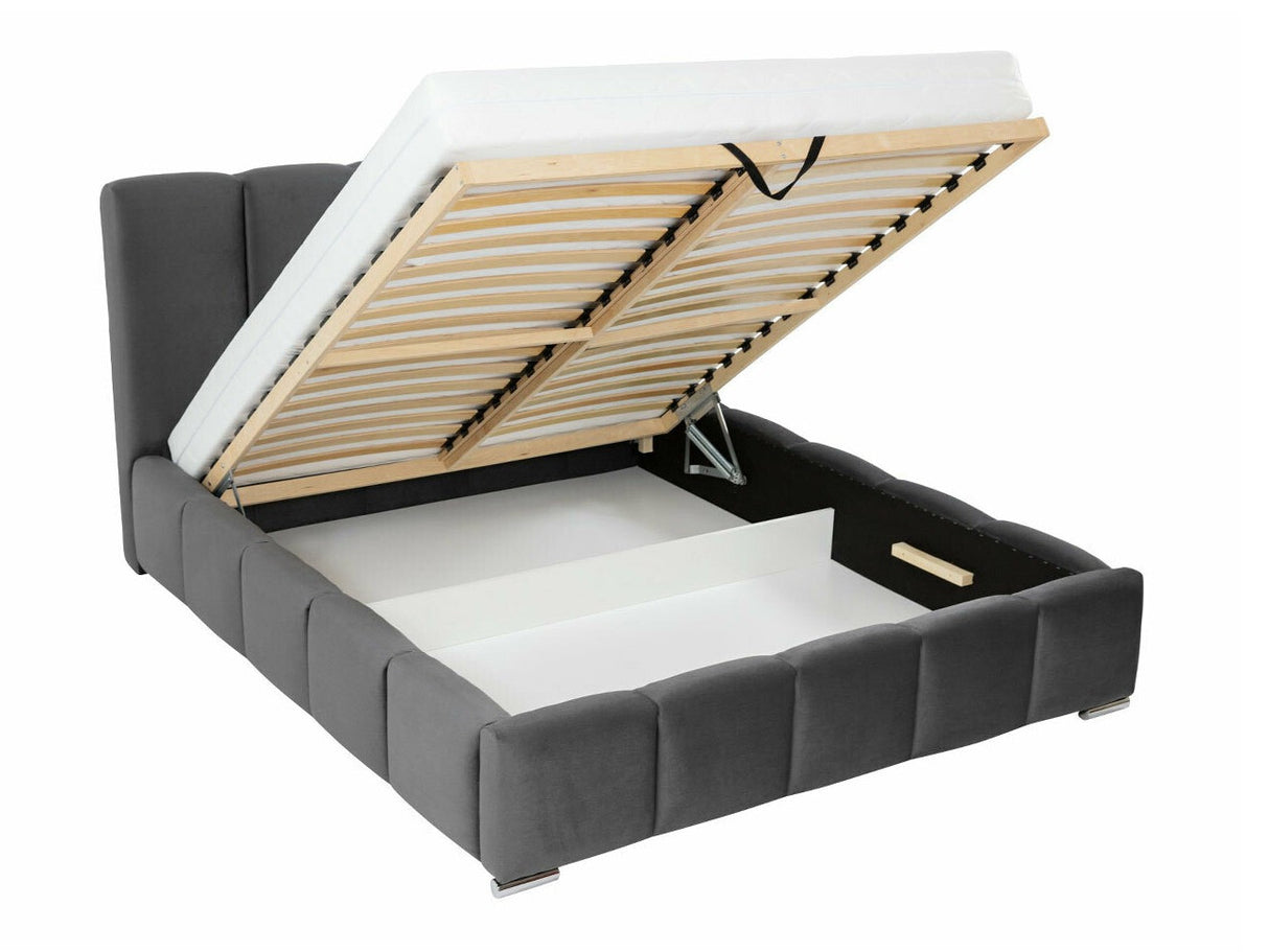 Ágy Łóżko tapicerowane WIZKO, Szín: Kronos 29, Alvó felület mérete: 140 x 200 cm