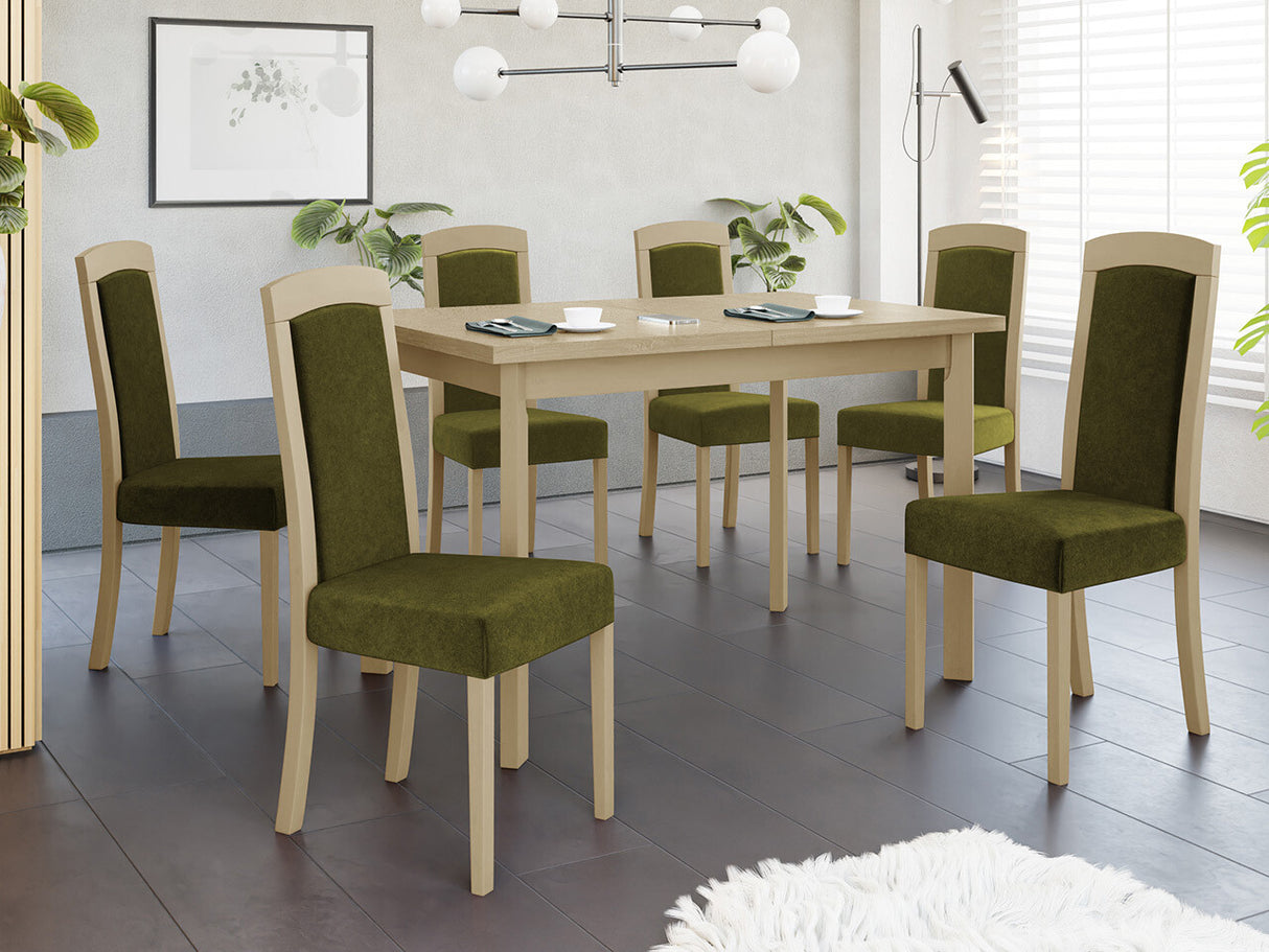 Szék Krzesło ROMA 7, Fa színe: Sonoma tölgy, Kárpit: Zetta 297