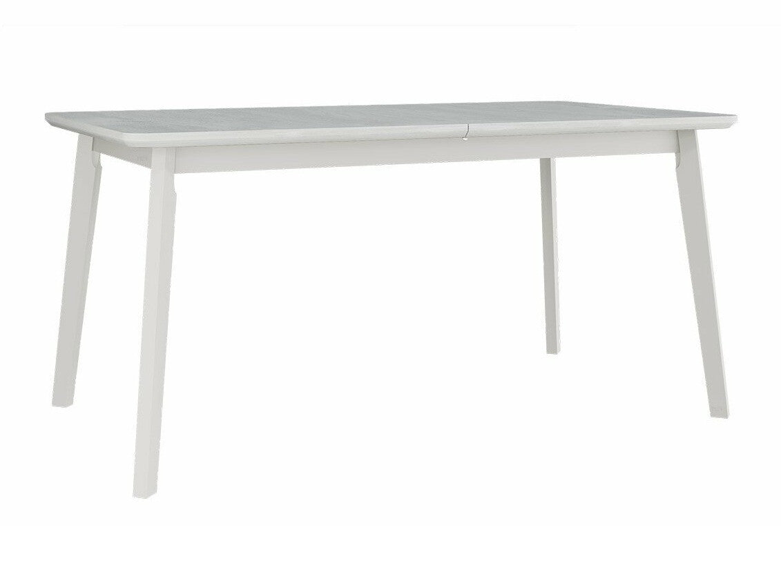 Étkezőgarnitúra Zestaw 19 (OSLO 8 + HUGO 1_NEW), Kárpit: Hygge 91, Fa színe: Fehér