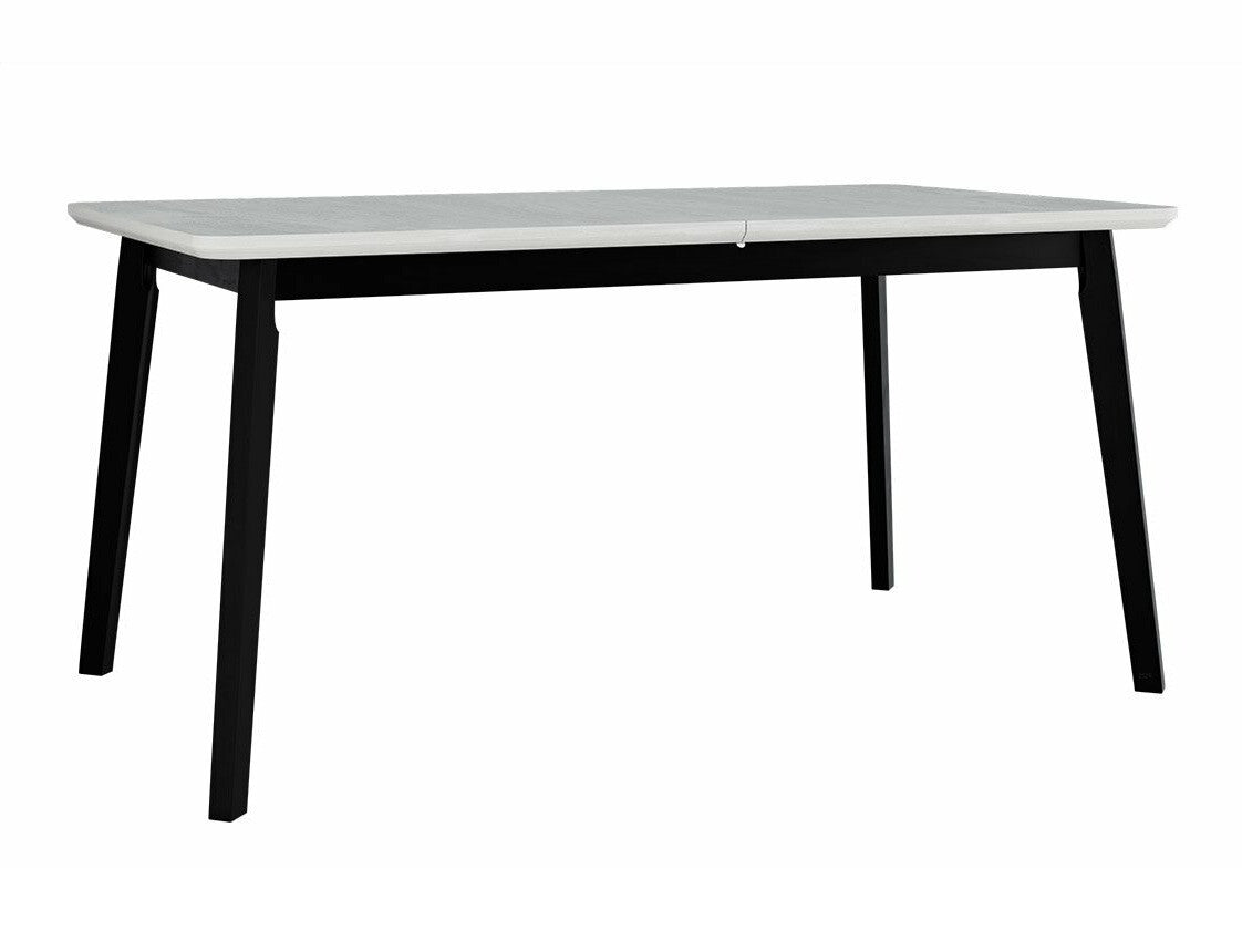 Étkezőgarnitúra Zestaw 19 (OSLO 8 + HUGO 1_NEW), Kárpit: Paros 2, Fa színe: Fehér + Fekete