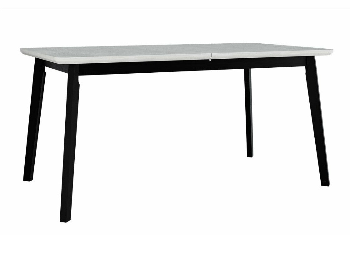 Étkezőgarnitúra Zestaw 19 (OSLO 8 + HUGO 1_NEW), Kárpit: Zetta 297, Fa színe: Fehér + Fekete