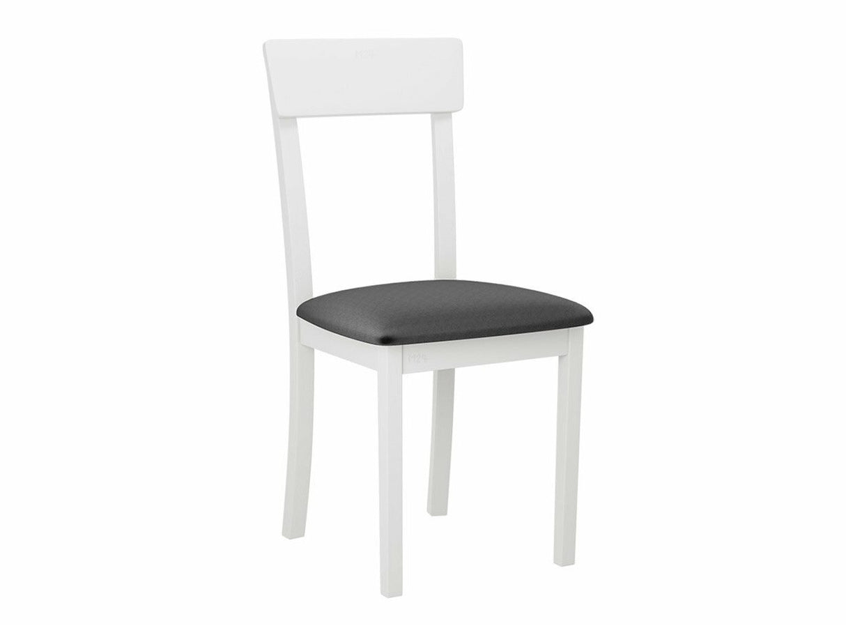 Étkezőgarnitúra Zestaw 19 (OSLO 8 + HUGO 1_NEW), Kárpit: Kronos 22, Fa színe: Fehér