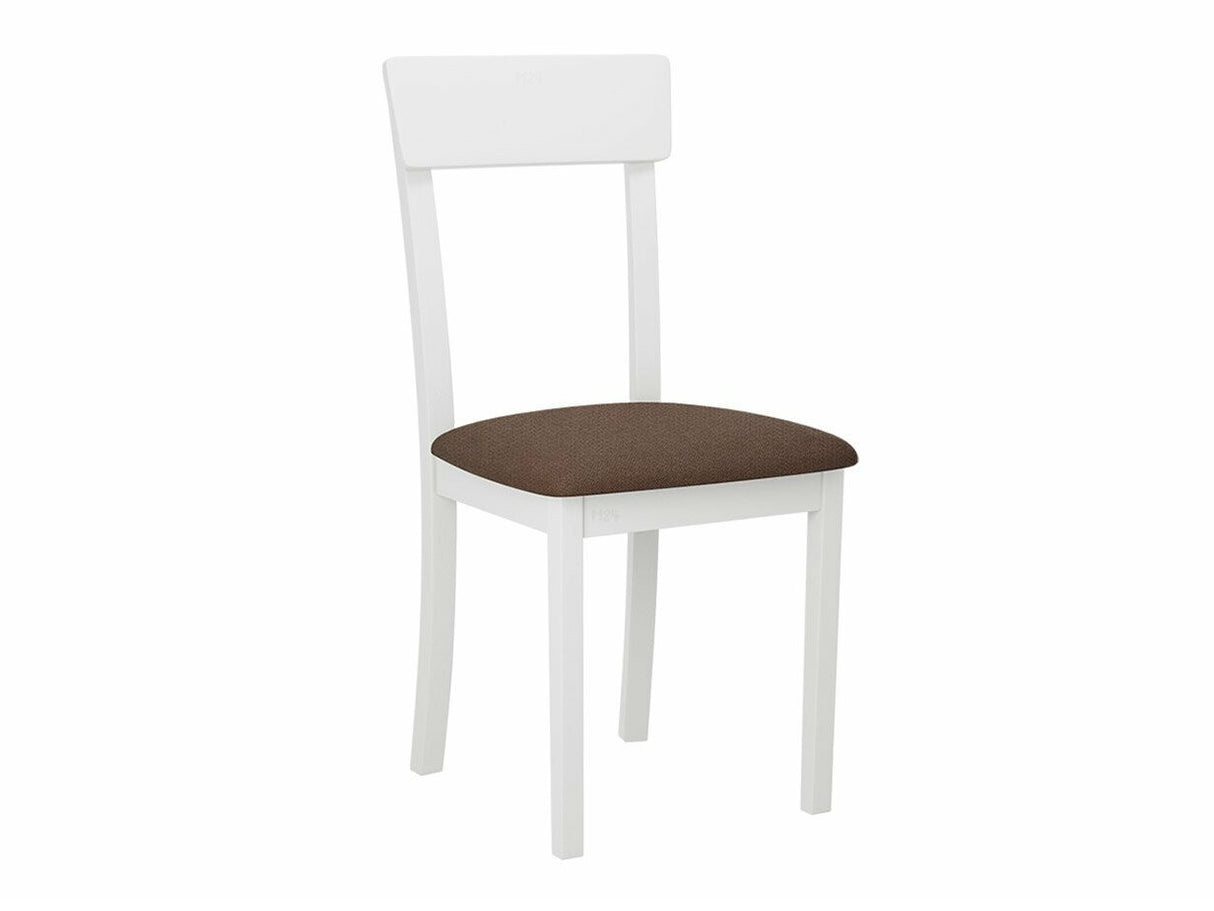 Étkezőgarnitúra Zestaw 19 (OSLO 8 + HUGO 1_NEW), Kárpit: Soro 28, Fa színe: Fehér