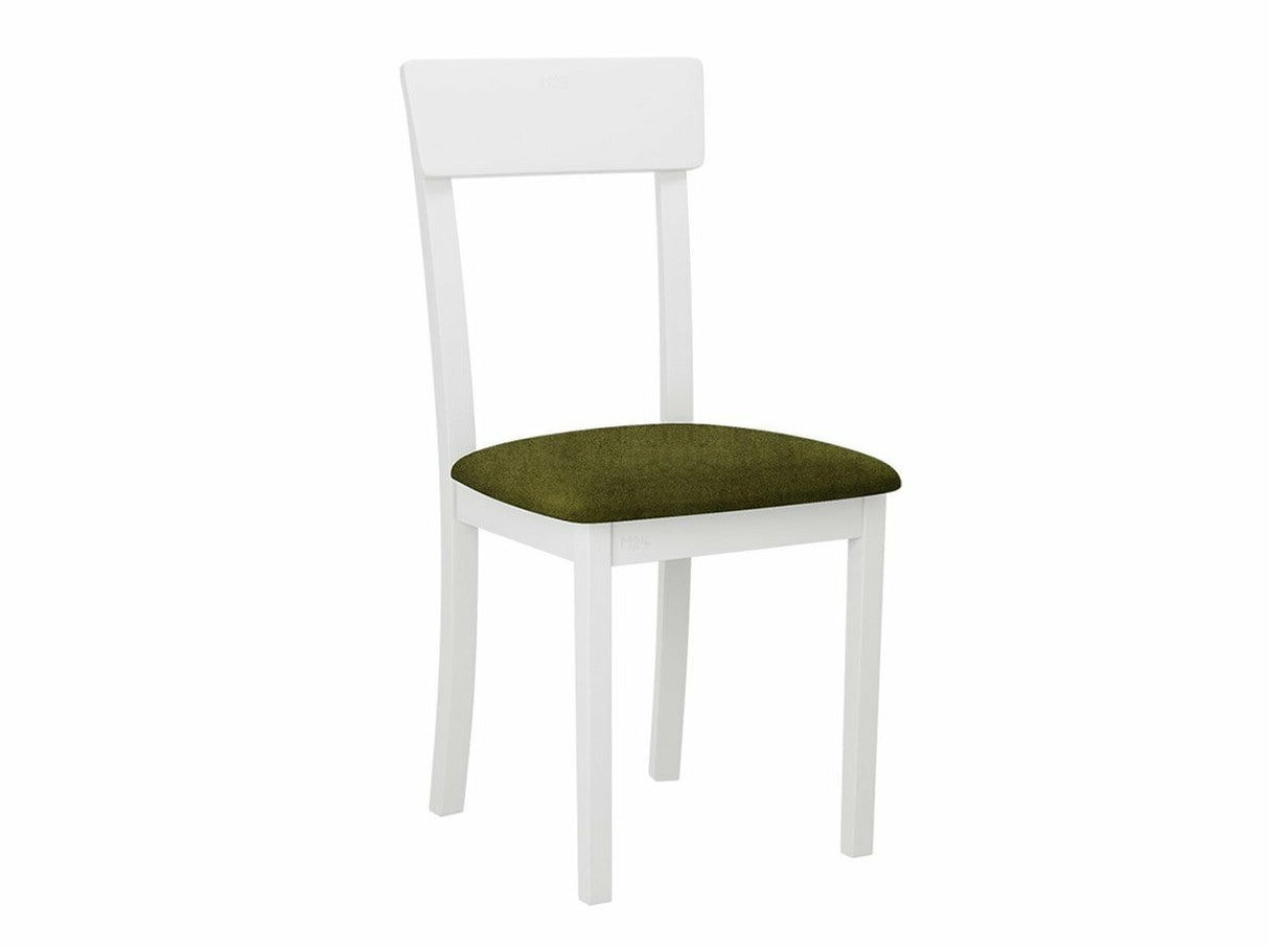 Étkezőgarnitúra Zestaw 19 (OSLO 8 + HUGO 1_NEW), Kárpit: Zetta 297, Fa színe: Fehér