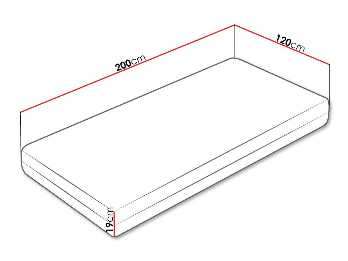 Matrac Nevada 33 (Nemmad), Méretek: 120 x 200 cm