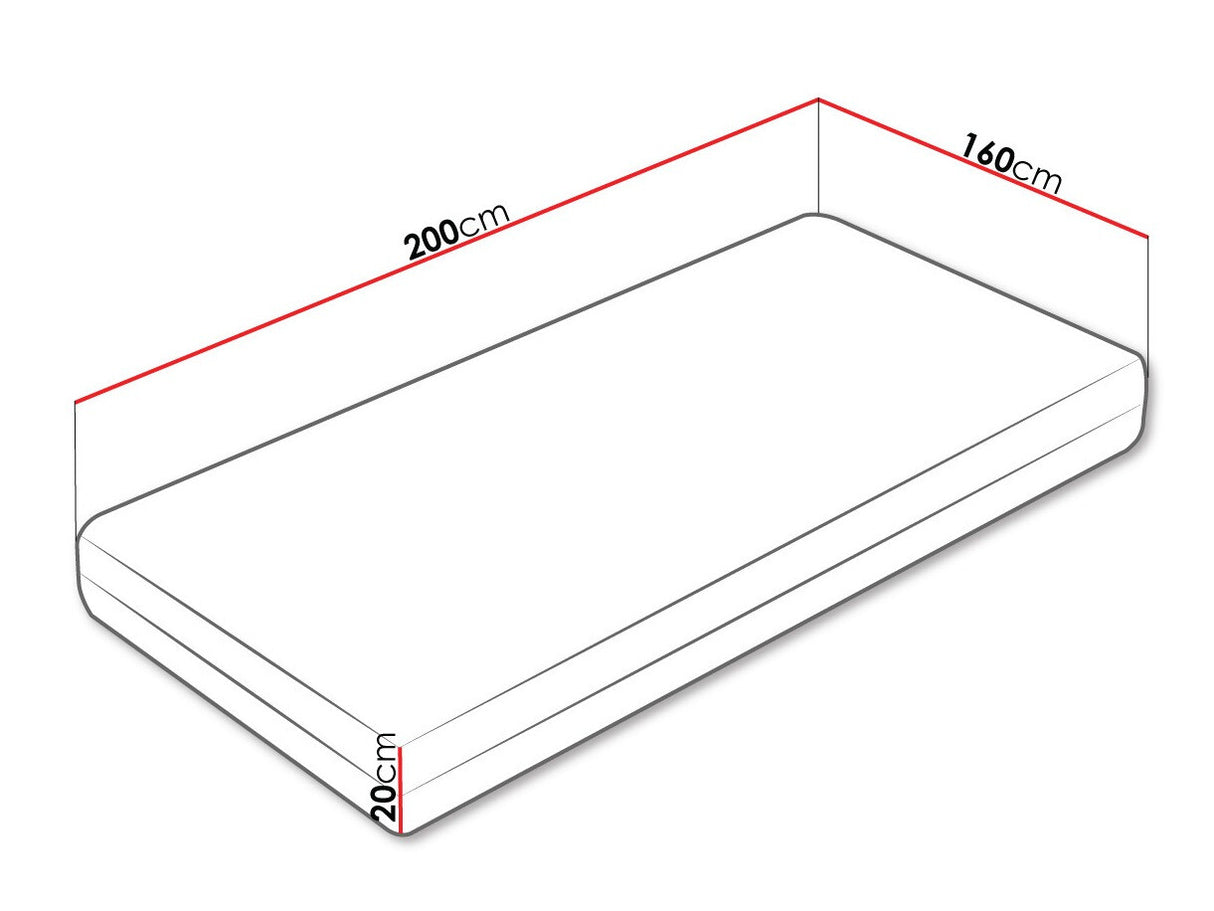 Matrac Atlanta (Colorado), Méretek: 160 x 200 cm