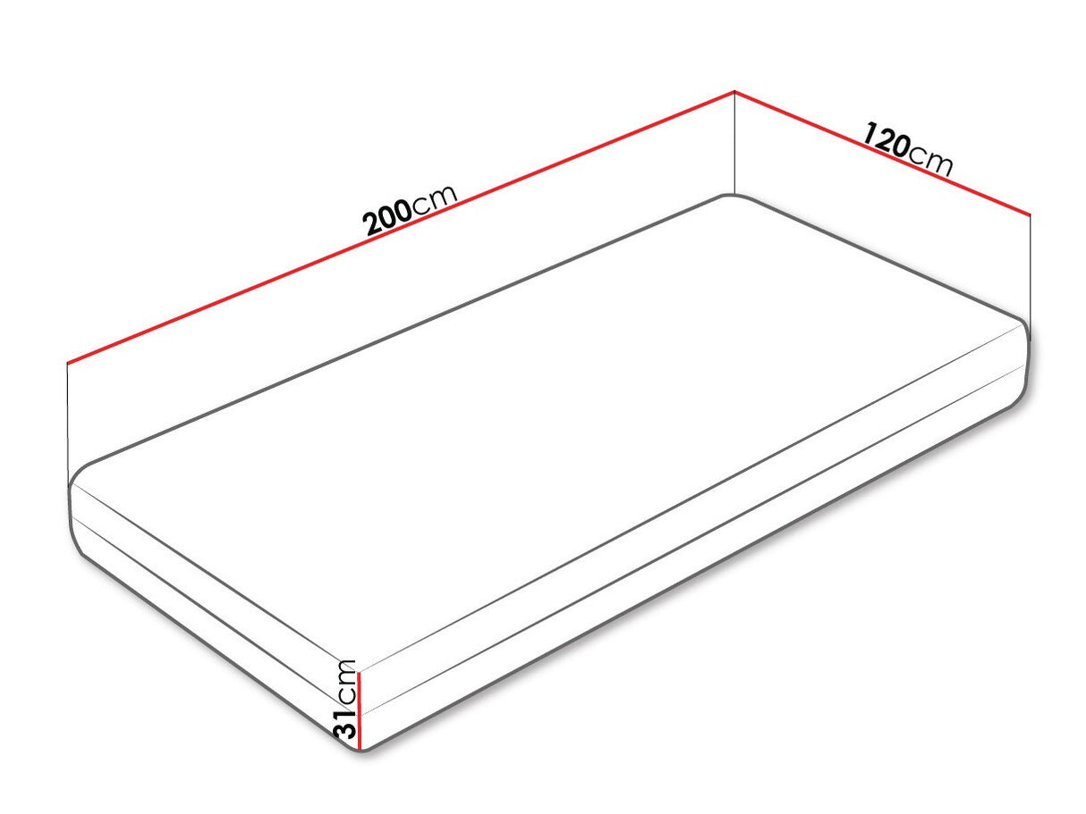 Matrac Superking (Miracle), Méretek: 120 x 200 cm