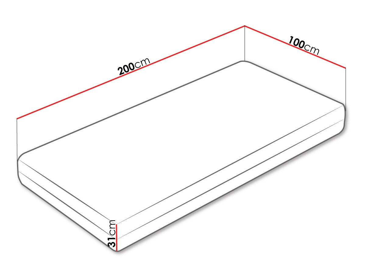Matrac Superking (Miracle), Méretek: 100 x 200 cm