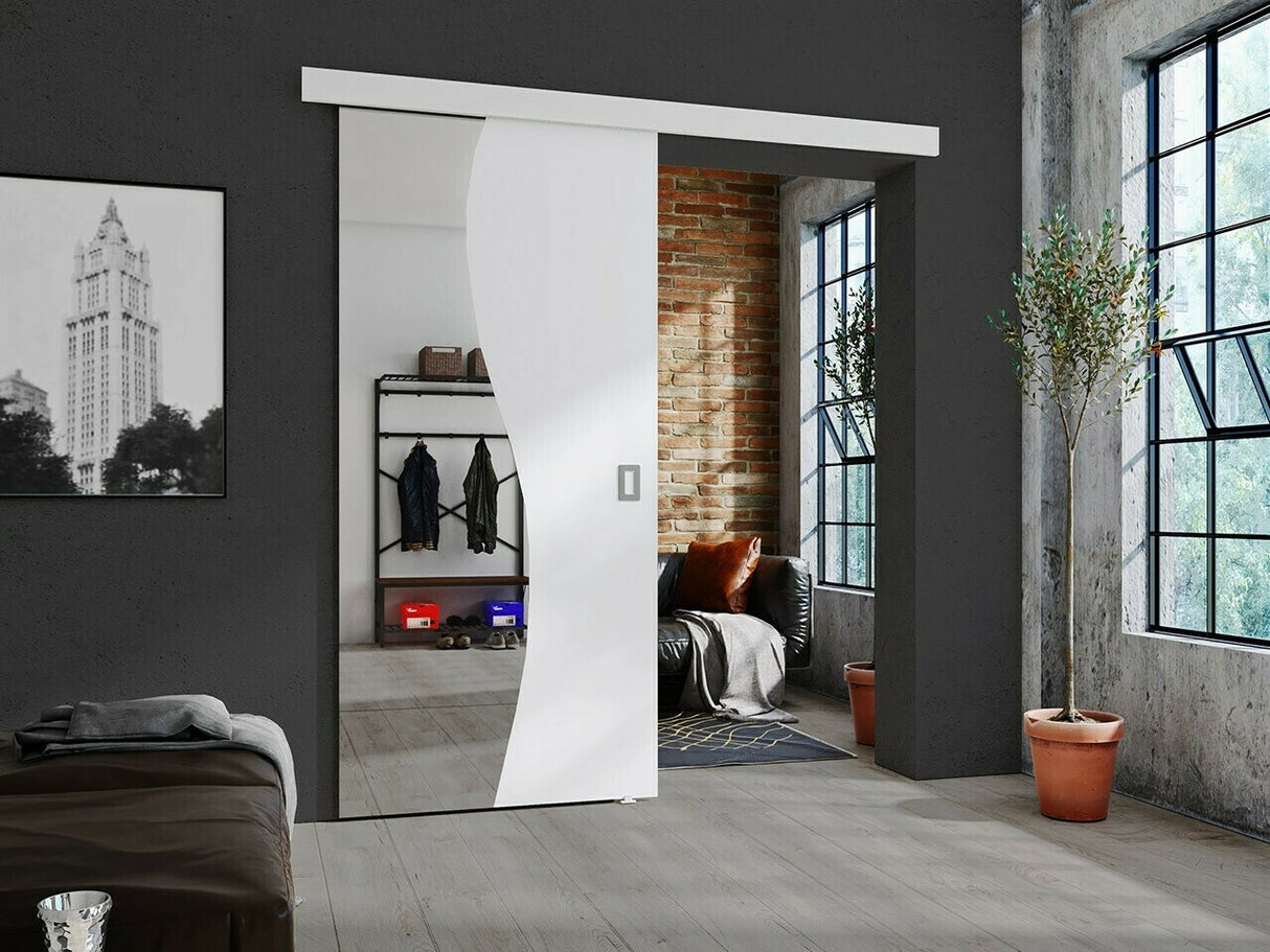Tolóajtók Drzwi FALA 70 + samodomykacz, Szín: Fehér