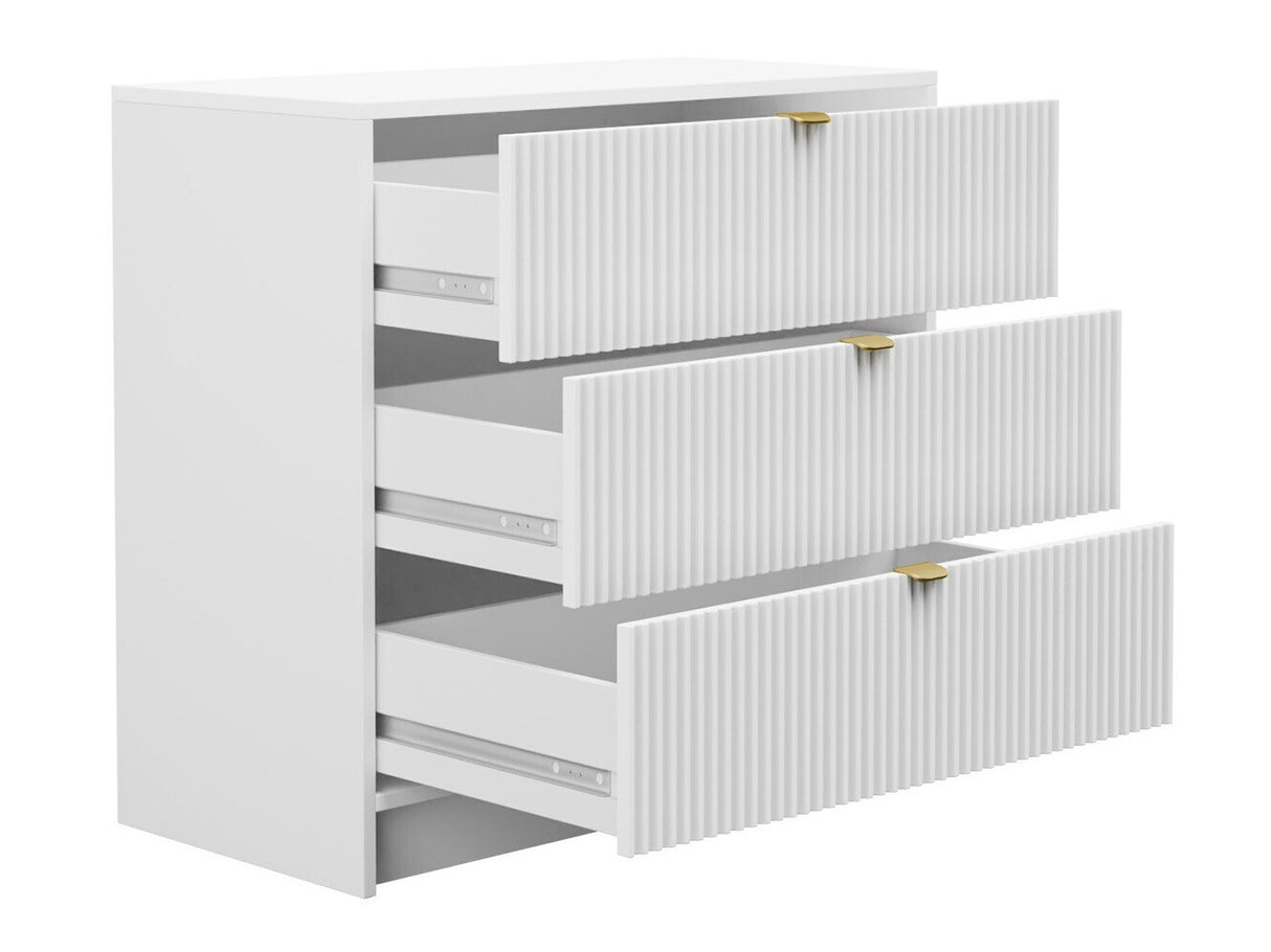 Komód 3SZ TIRENO, Szín: Fekete