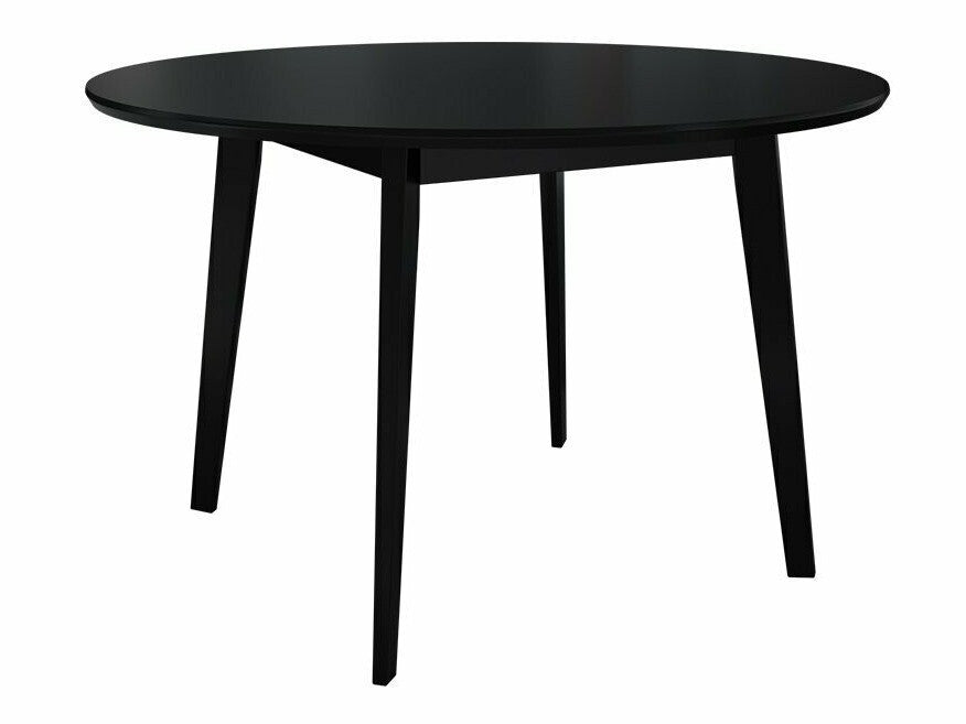 Étkezőgarnitúra Zestaw 04 4xS100 SKANDI FI, Szék színe: Fekete + Magic Velvet 2258, Asztal színe: Fekete