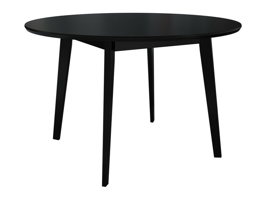 Étkezőgarnitúra Zestaw 04 4xS100 SKANDI FI, Szék színe: Barna + Magic Velvet 2250, Asztal színe: Fekete