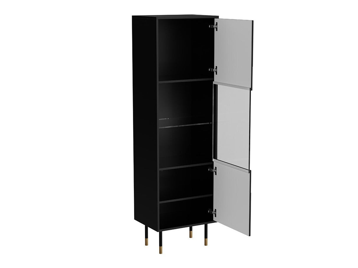 Könyvespolc Witryna MOUNTAIN 54 Czarny + Złoty