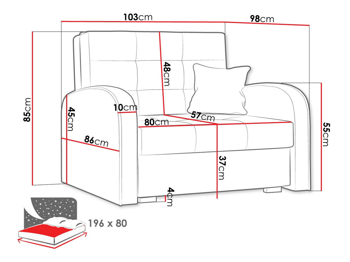 Fotel Viva Arany I (Clivia Arany I), Szín: Kronos 09