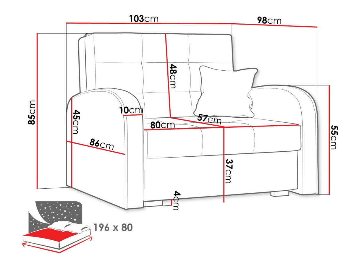 Fotel Viva Arany I (Clivia Arany I), Szín: Kronos 22