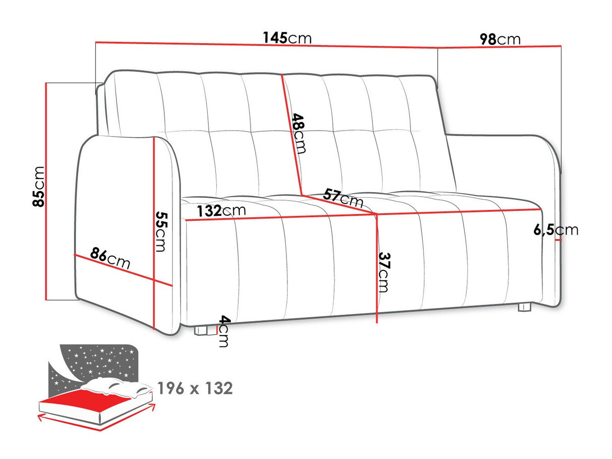Kanapéágy Kanapa VIVA GRAND III Szín: Paros 6