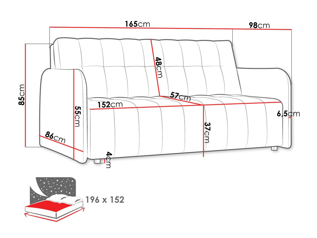 Kanapéágy Kanapa VIVA GRAND IV Szín: Country 8