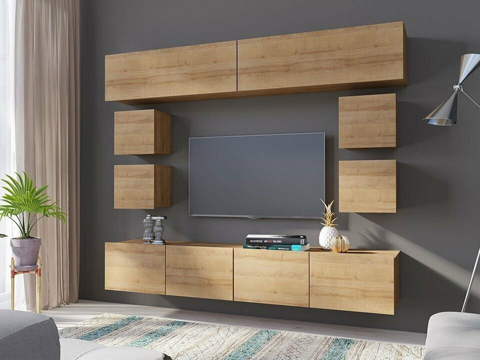 Fali szekrény Calabrini (Bralani BR07), Szín: Arany tölgy