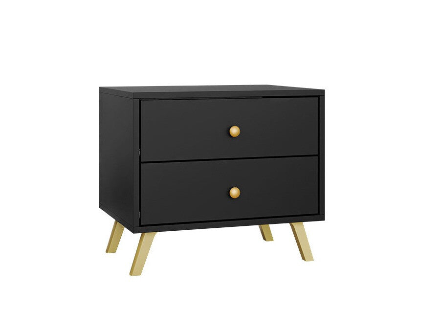 Éjjeliszekrény Stolik nemcny SIENA, Szín: Fekete