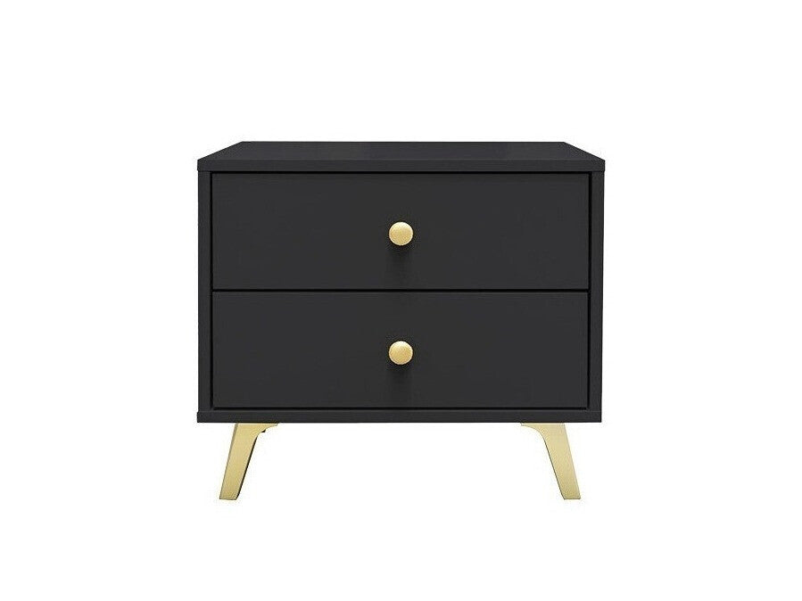 Éjjeliszekrény Stolik nemcny SIENA, Szín: Fekete