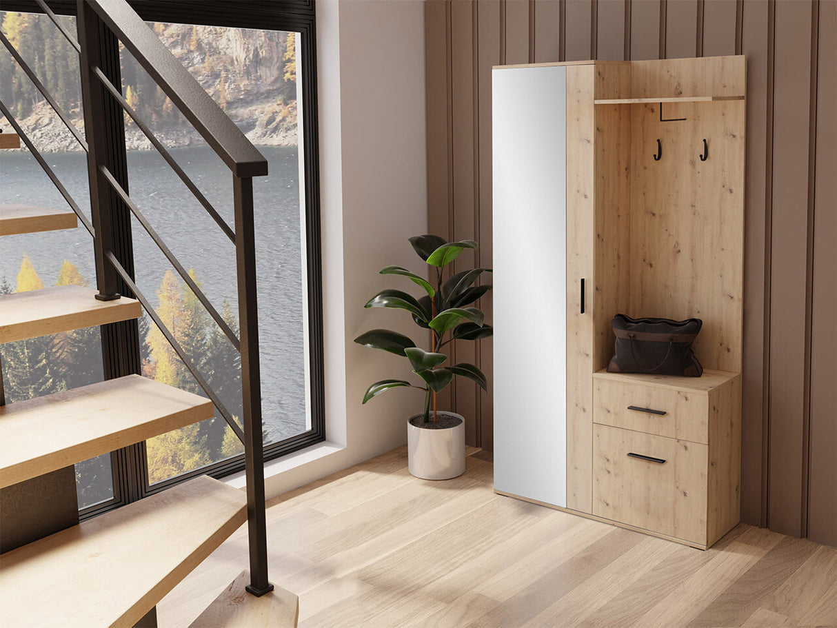 Előszoba garnitúra LUX (Osztály), Szín: Artisan tölgy