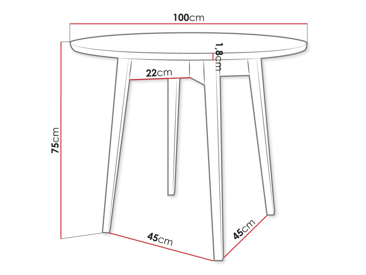 Étkezőgarnitúra Zestaw 01 4xS80 + INES FI, Asztal színe: Fekete, Szék színe: Magic Velvet 2258 + Barna