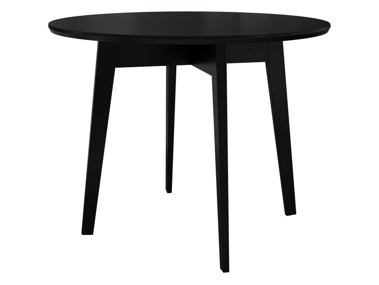 Étkezőgarnitúra Zestaw 01 4xS80 + INES FI, Asztal színe: Barna, Szék színe: Magic Velvet 2219 + Fekete