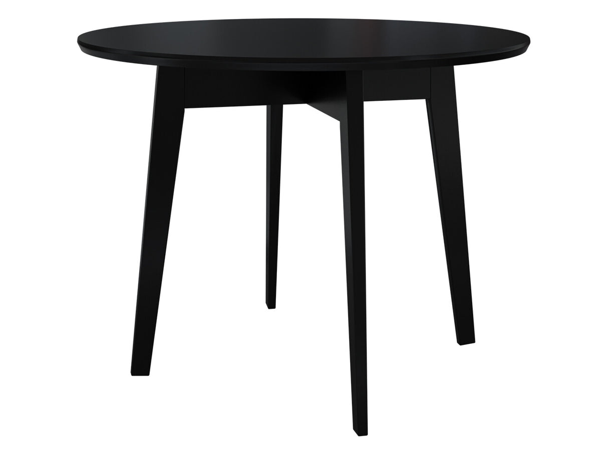 Étkezőgarnitúra Zestaw 01 4xS80 + INES FI, Asztal színe: Barna, Szék színe: Magic Velvet 2225 + Fekete