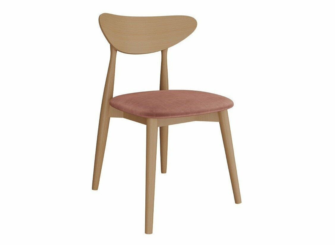 Étkezőgarnitúra Zestaw 01 4xS80 + INES FI, Asztal színe: Barna, Szék színe: Magic Velvet 2258 + Fekete