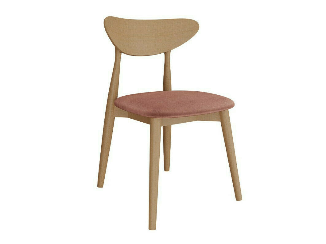 Étkezőgarnitúra Zestaw 01 4xS80 + INES FI, Asztal színe: Barna, Szék színe: Magic Velvet 2258 + Barna