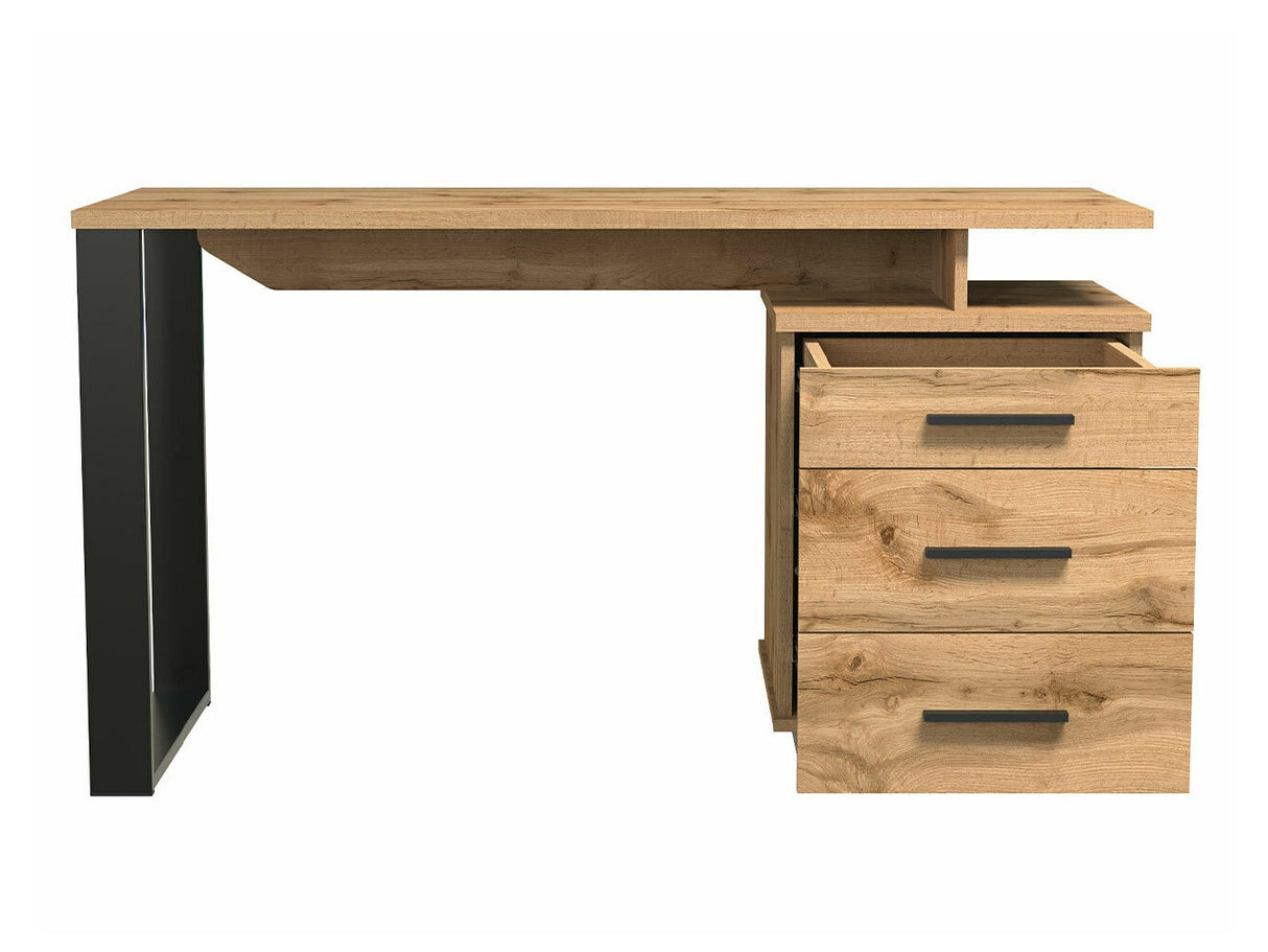 Hálószoba garnitúra Meble LAMELO VIII Dąb wotan + Czarny