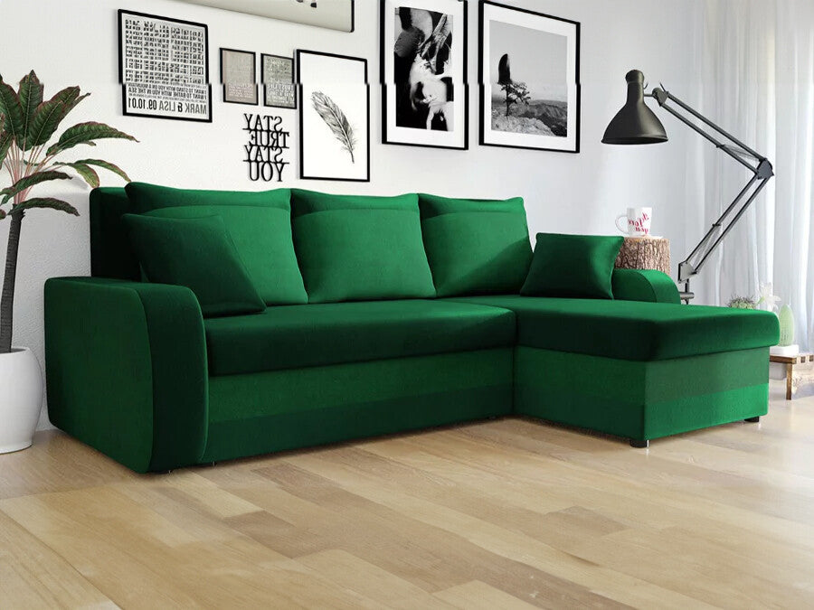 Sarokkanapé Kris (Dalmir Lux), Szín: Kronos 19 + Uttario Velvet 2951