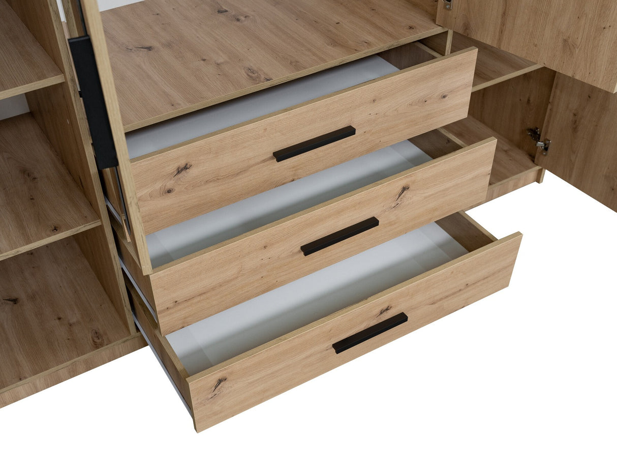 Gardróbszekrény KOS D4 DAB ARTISAN + KOS D4 DAB ARTISAN