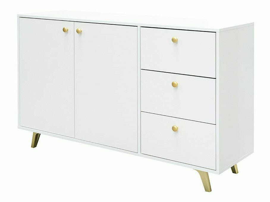 Komód SIENA 2D3S, Szín: Fehér