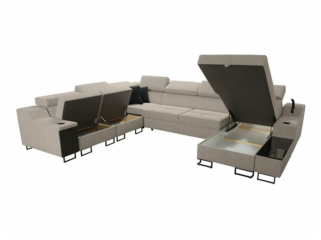 Sarokkanapé Narożnik ALICANTE VIII, Szín: Uttario Velvet 2980 + Uttario Velvet 2973, Változatok: Balos