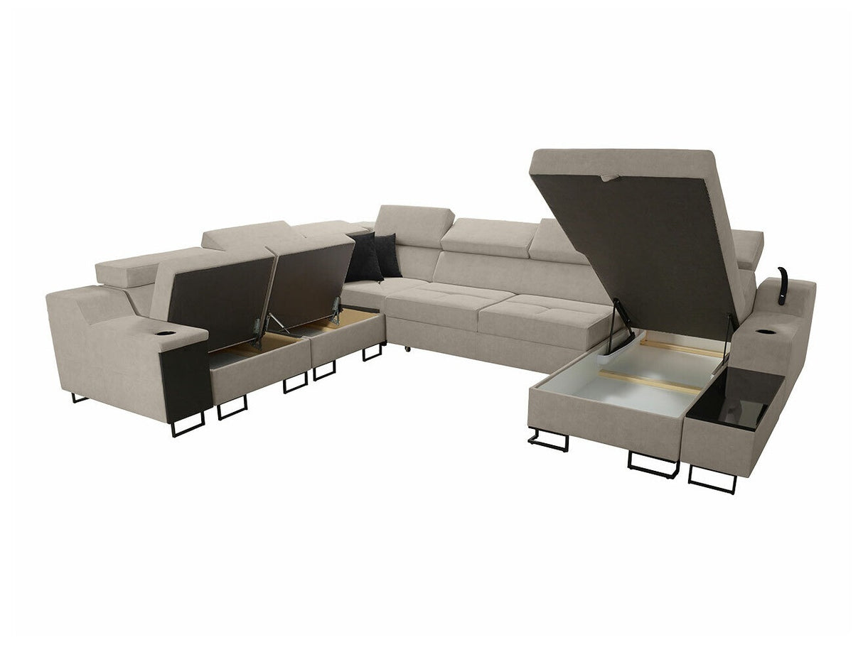 Sarokkanapé Narożnik ALICANTE VIII, Szín: Uttario Velvet 2951 + Uttario Velvet 2954, Változatok: Balos