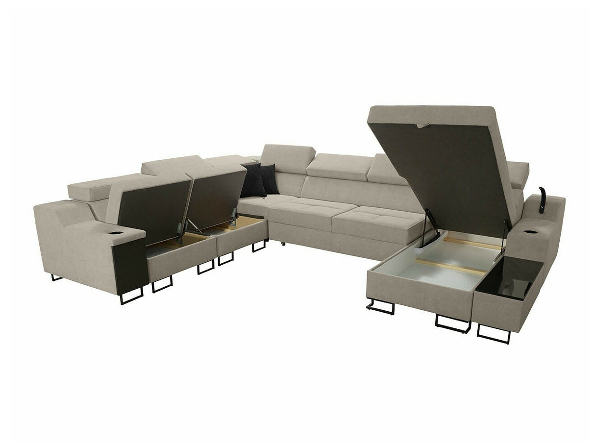 Sarokkanapé Narożnik ALICANTE VIII, Szín: Uttario Velvet 2967 + Uttario Velvet 2973, Változatok: Jobbos