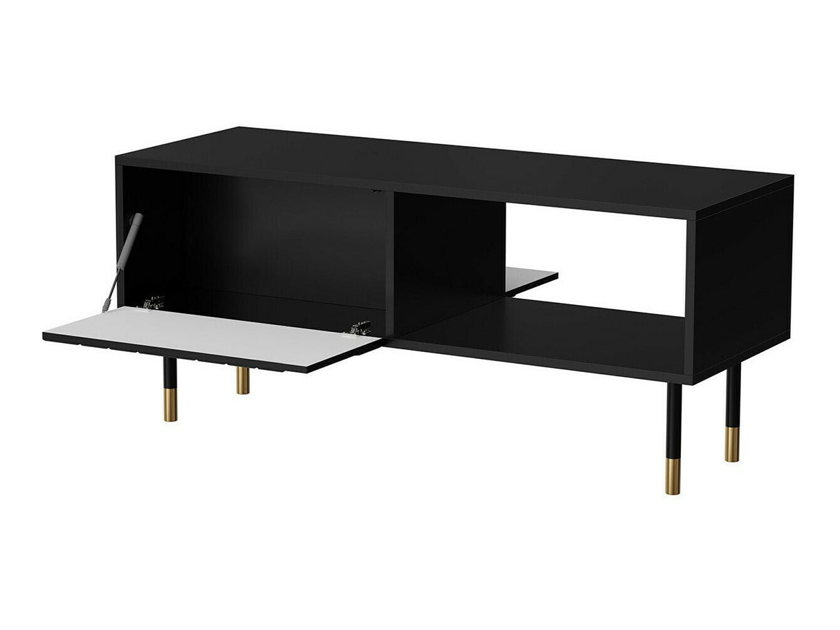 Dohányzóasztal Ława MOUNTAIN 110 Czarny + Złoty