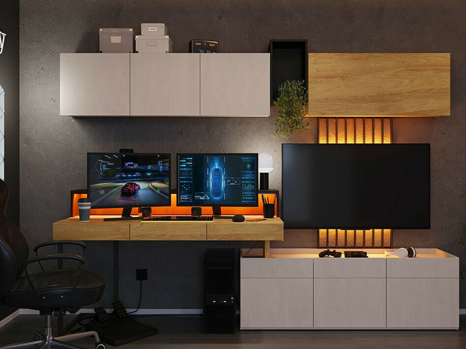 Polc TEEN FLEX TF-11 TF11RS - półka wisząca 27 - raw acél