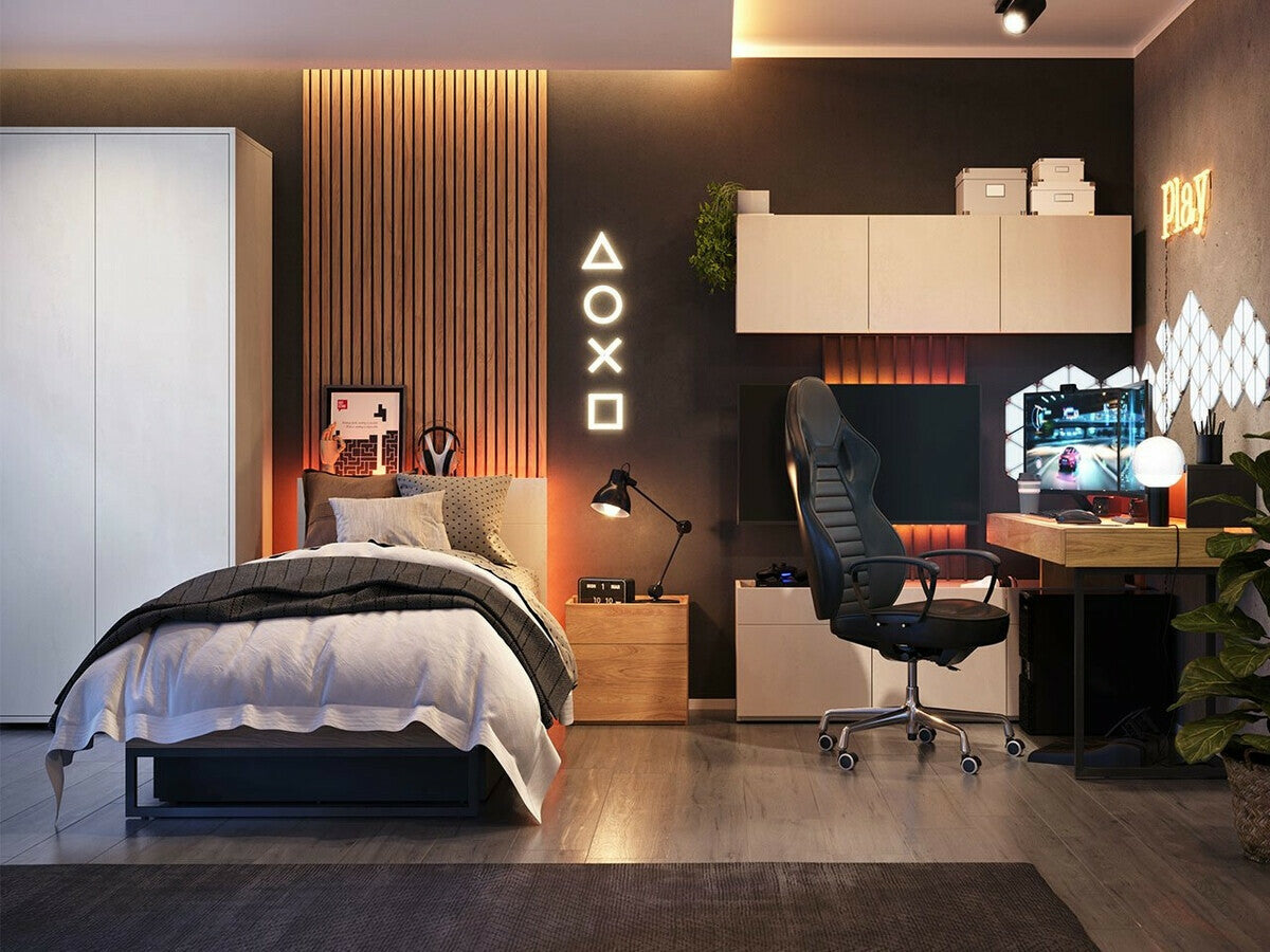 Éjjeliszekrény TEEN FLEX TF-18 TF18H - stolik nemcny - hikora naturalna